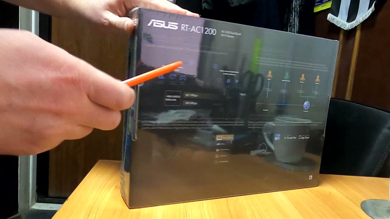 Распаковка Asus RT-AC1200 V2 из Rozetka