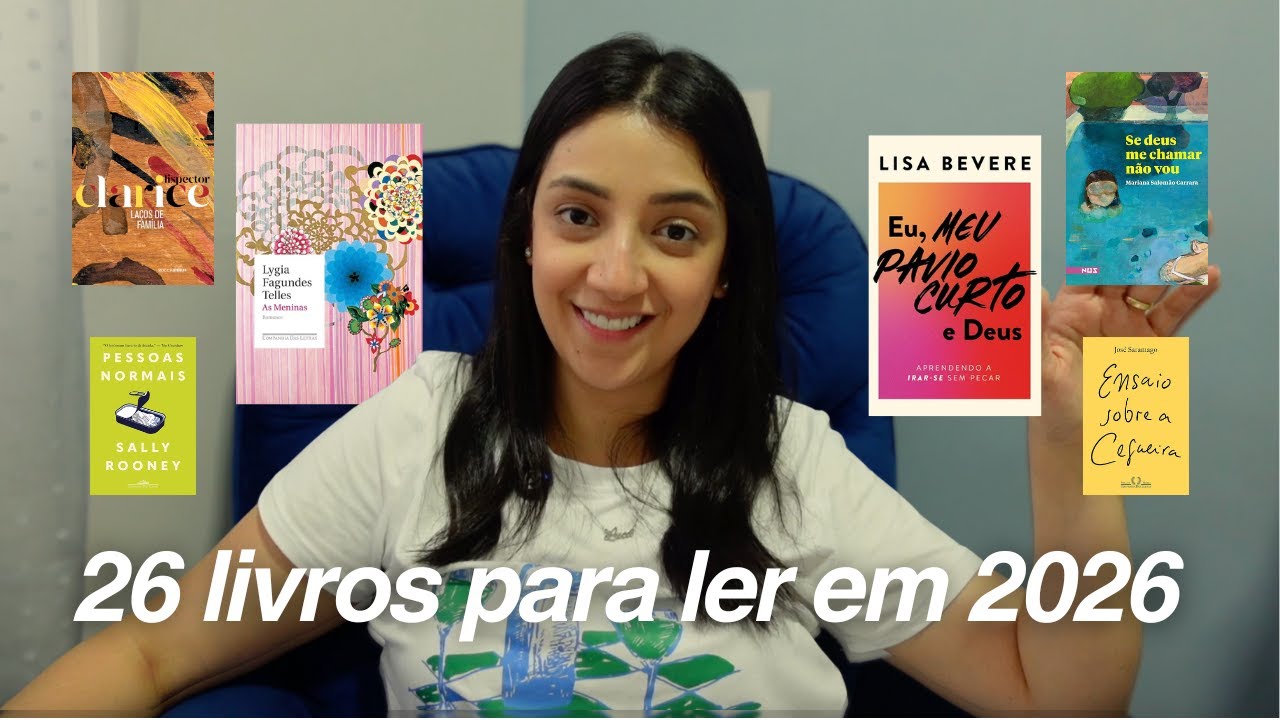 26 LIVROS QUE EU QUERO LER EM 2026 | TBR | ROMANCE, FICÇÃO, SUSPENSE, PSICOLOGIA, CRISTIANISMO...