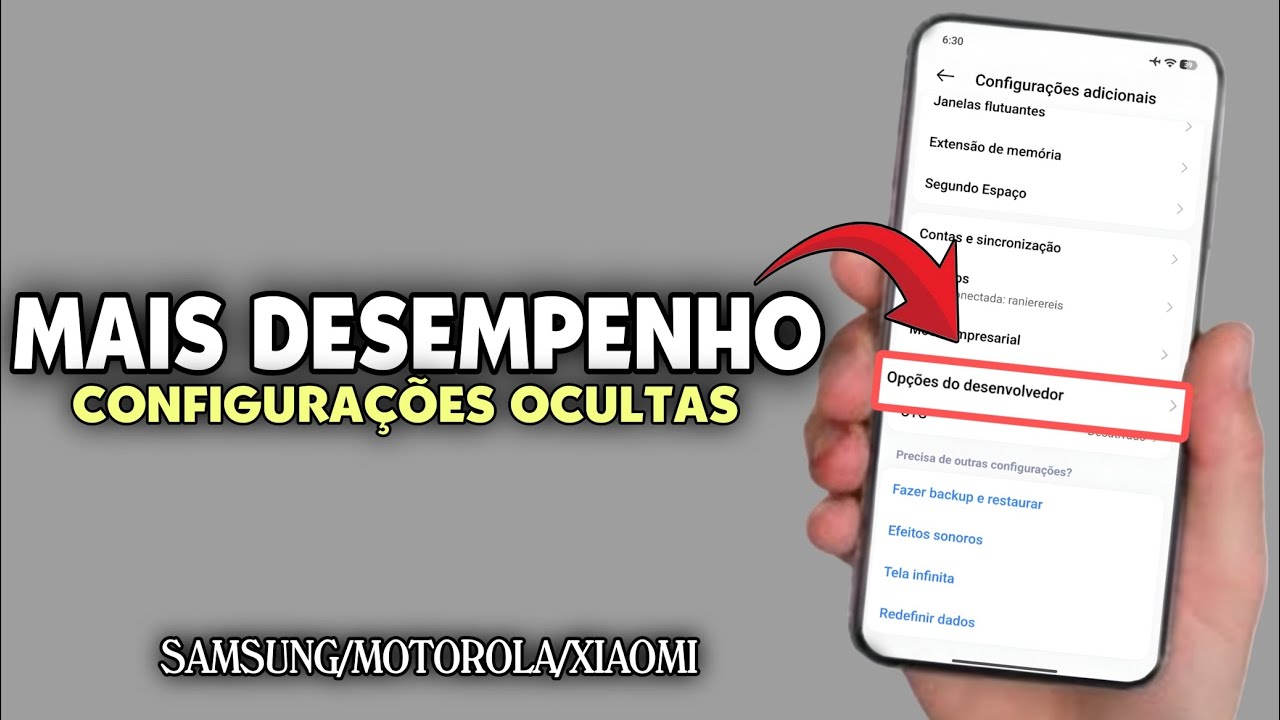 CONFIGURAÇÕES OCULTAS!Para Melhorar o DESEMPENHO🚀 do celular.