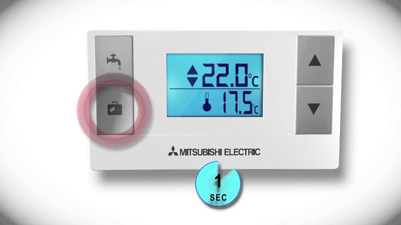 Mitsubishi Electric Ecodan FTC5 - Using the wireless controller