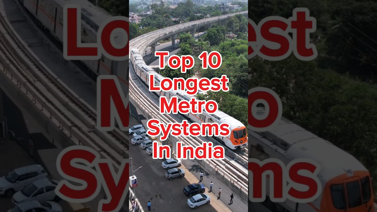Top 10 Biggest Metro Rail In India 🇮🇳🚇  || #metrorail #Bgcomparison