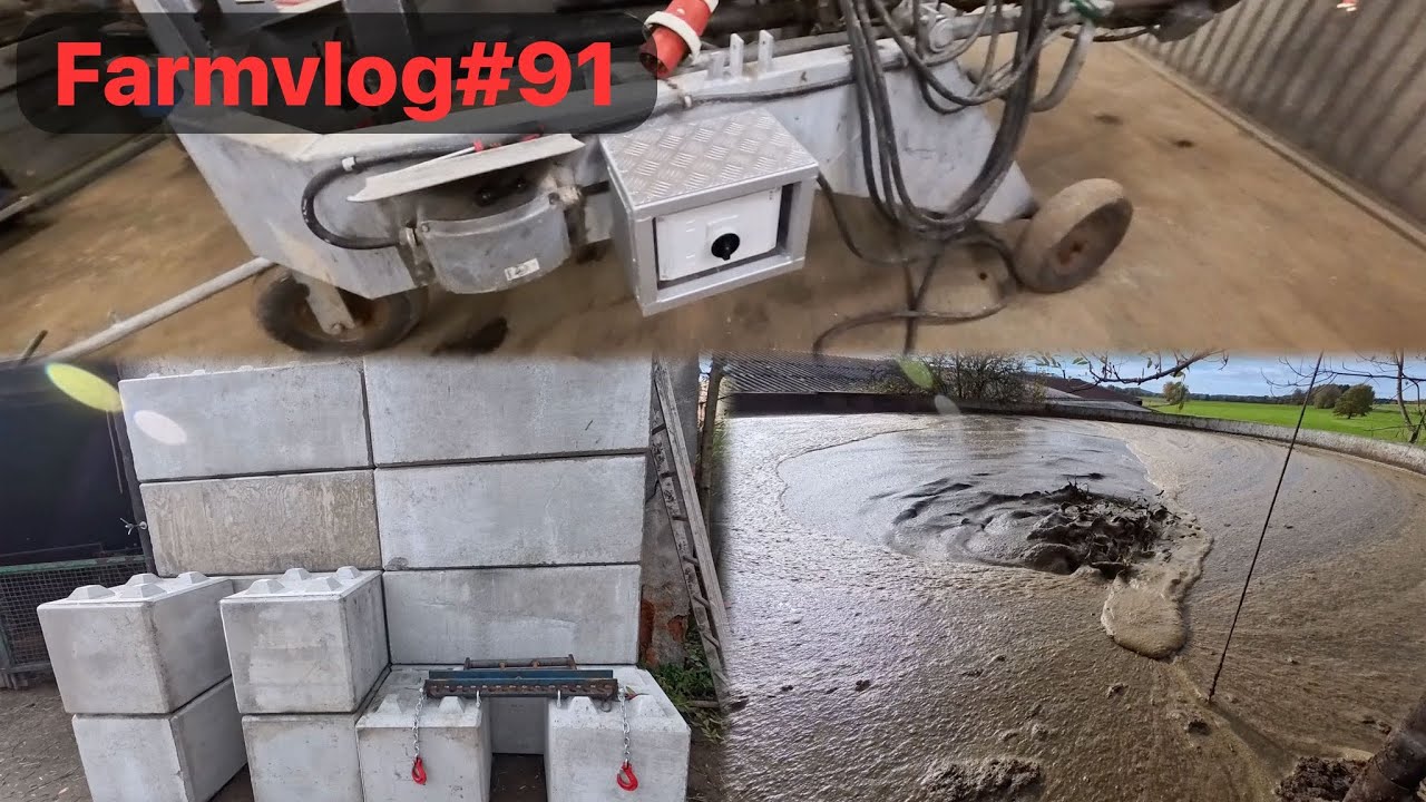 Farmvlog#91 Betonbausteine/ Güllegrube/ Pumpenmotorschutz