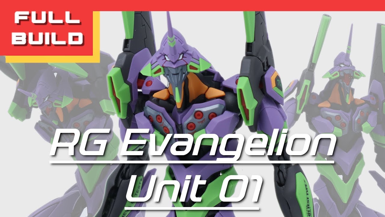 RG Evangelion Unit 01 | Full Speed Build & Unboxing | LoFi build