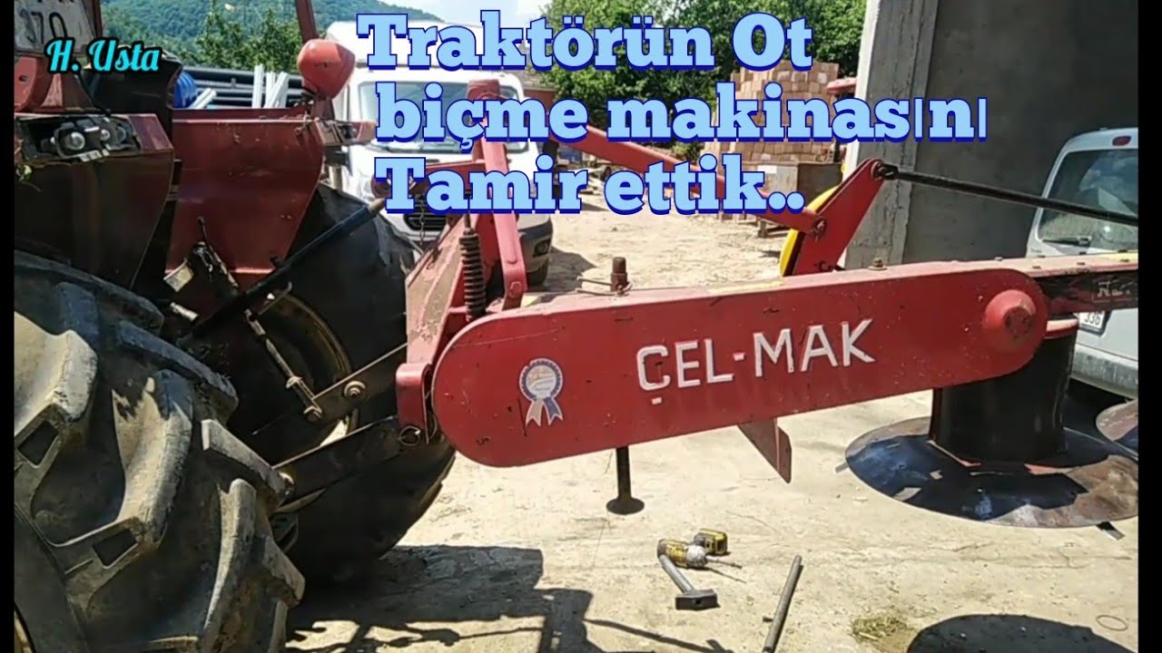 Fiat Traktör Ot biçme Makinasını Tamir ve Kaynak yaptık.