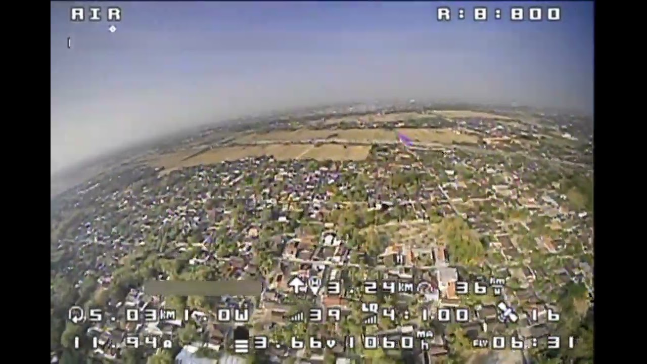 Test Li-on 4s 21700 & Rush Tank ultimate plus  long distance 4Km  total flight 13km 20 minutes