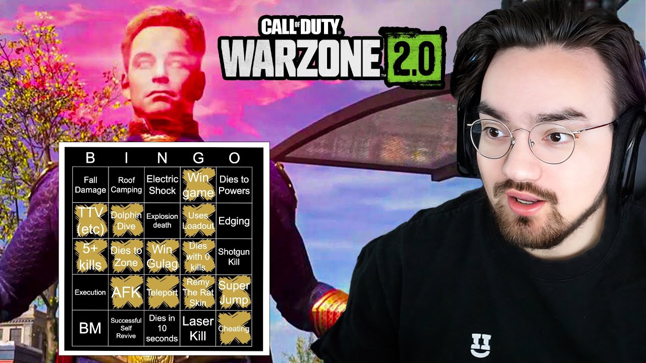 WARZONE BINGO BUT THEY ADDED SUPERPOWERS TO THE GAME?!