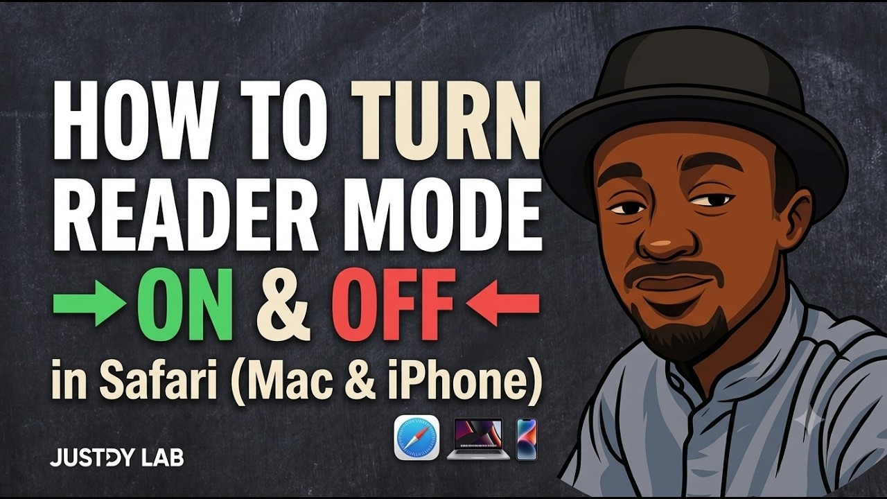 Turn ON/OFF reader mode in safari browser 2025 | MacOS | iPhone