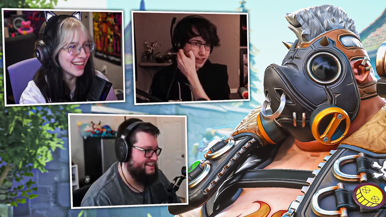 Twitch Streamers Face my Roadhog!! | Overwatch 2