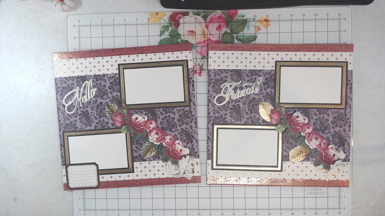 My New Series Part 11 Double Page Layout Simply Astrid Scrapbook 12 X 12 Kit @annagriffinvideos