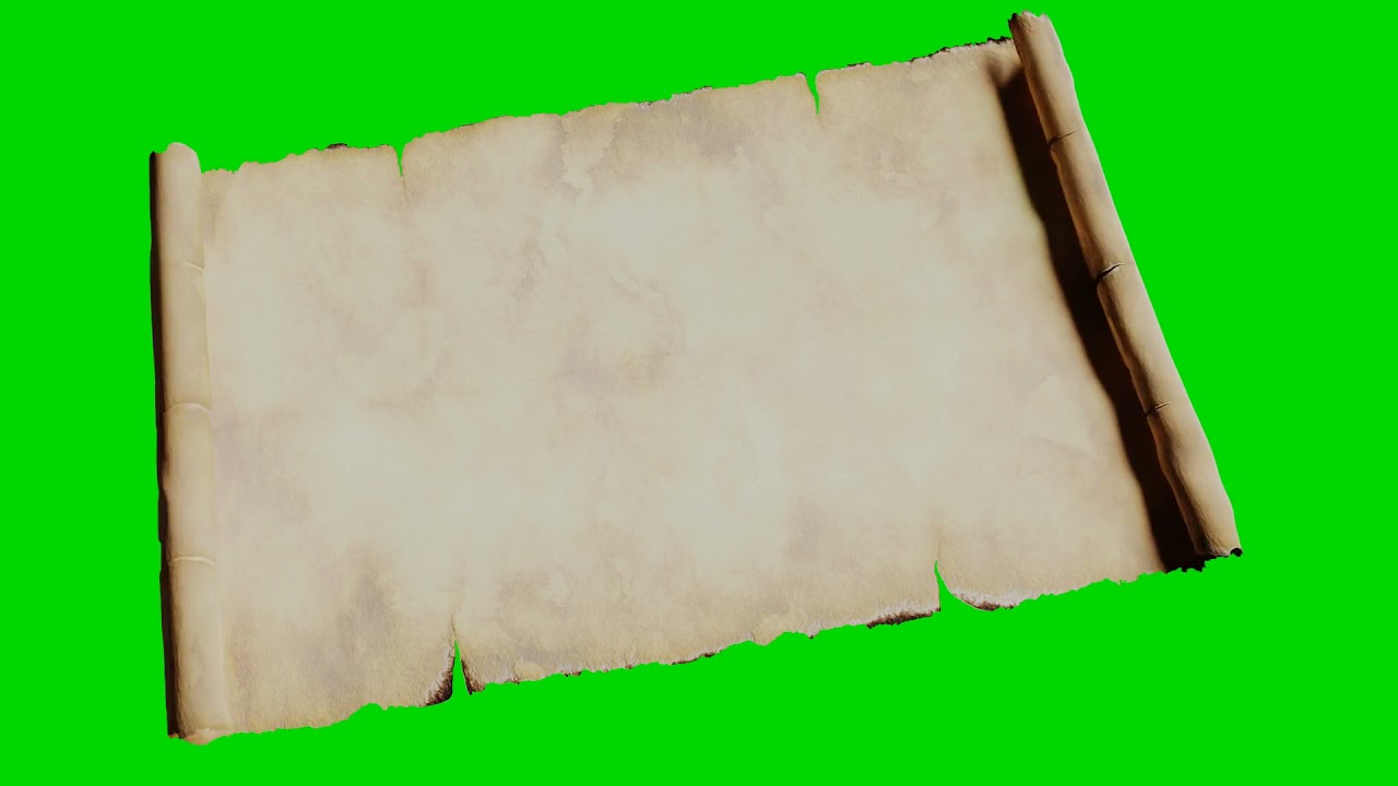#Футаж раскрывающийся пергамент ◄4K&bull;HD► #Footage drop-down parchment