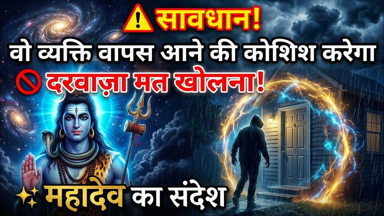 वो व्यक्ति वापस आने की कोशिश करेगा - दरवाजा मत खोलना