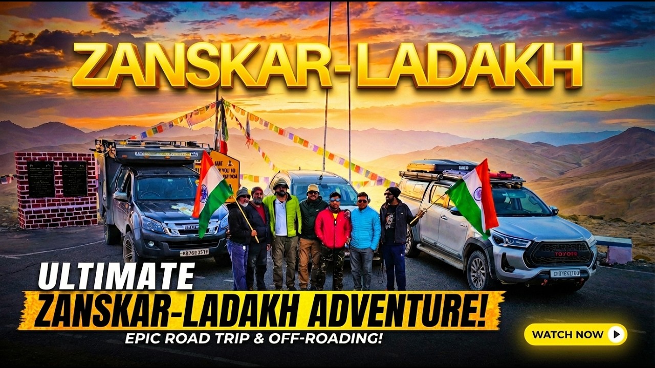 Overlanding Ladakh with Zanskar, Hanle, Umling La, Tso Moriri