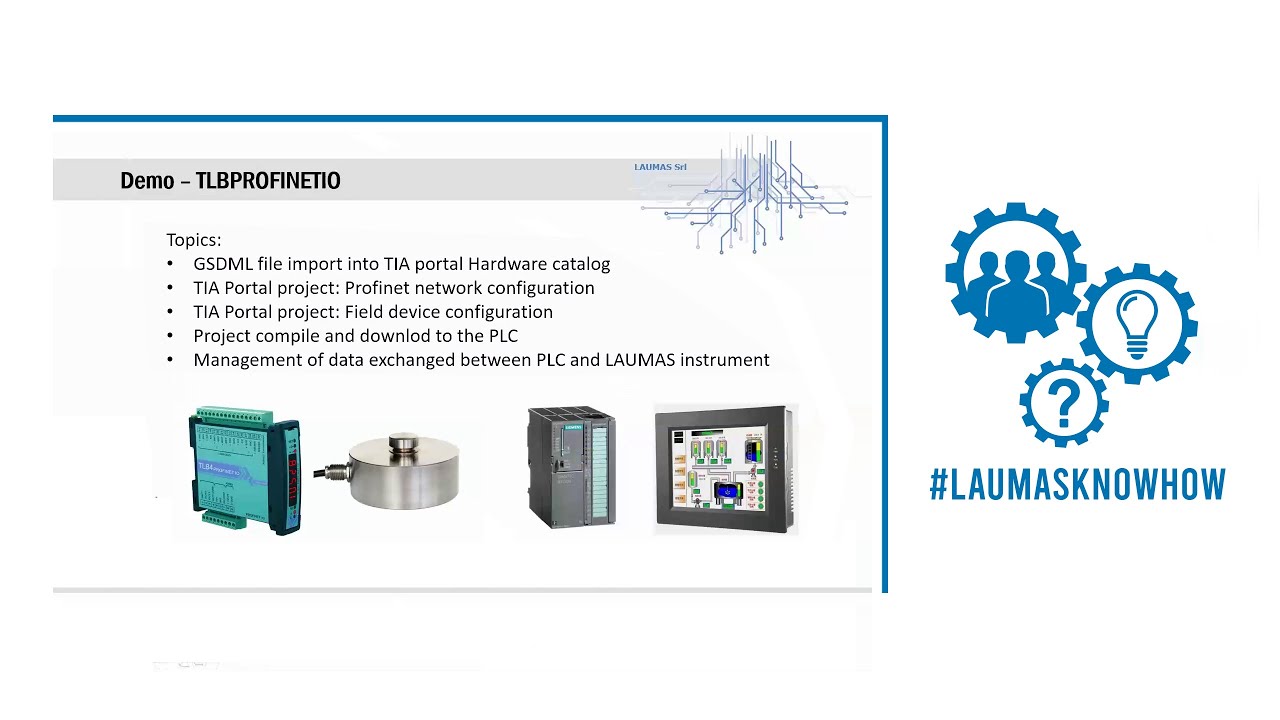 Integration of a PROFINET weight transmitter in the TiA portal