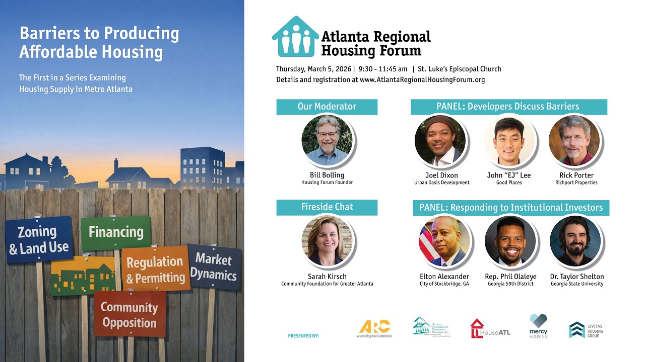 Atlanta Regional Housing Forum - March 5, 2026