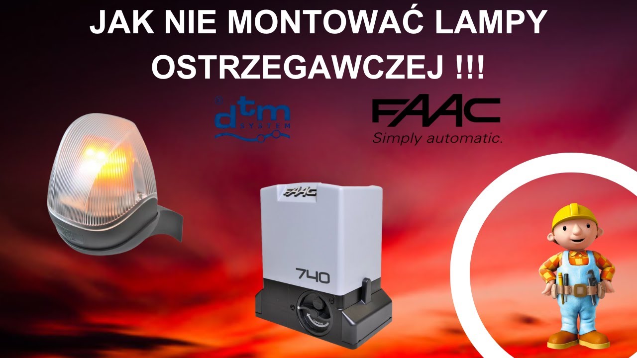 48. 👉Lampa ostrzegawcza DTM POMENA.. Jak nie montować ;)