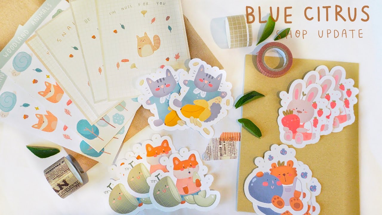 How I prepare for a BIG Etsy SHOP UPDATE ✨ Making stickers, cards, and lattes