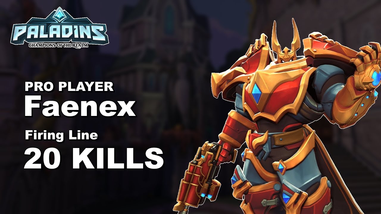 Faenex Khan 20 KILLS!! Paladins Pro (NAVI) Ranked Gameplay