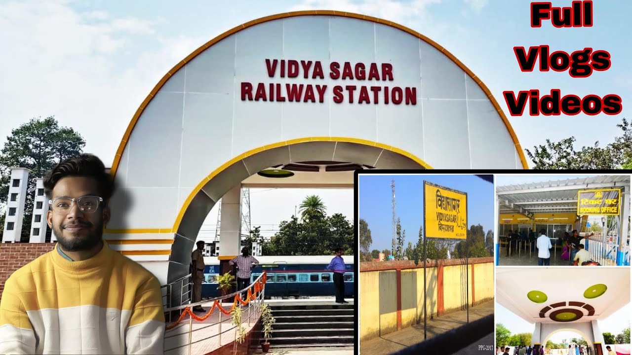Vidyasagar Railway station Video Vlog !! by @fz_editz0058