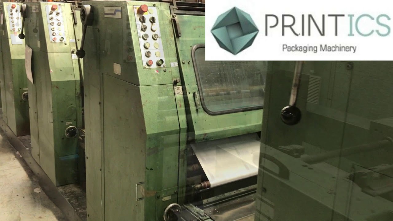 VIDEO PRINTICS U34730918 MULLER MARTINI PROGRESS 520 5 COLOR CONTINUOUS FORMS PRINTER