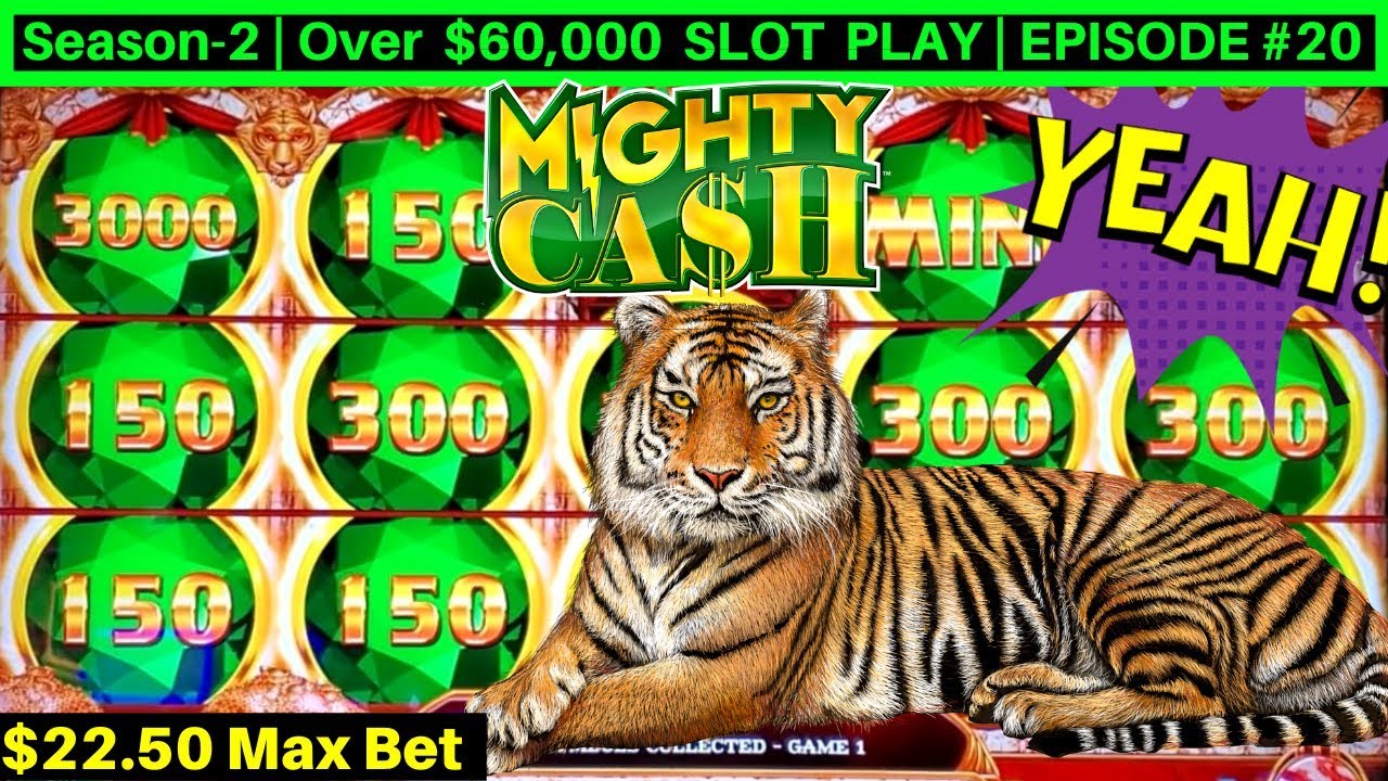 Mighty Cash Double Up Slot Machine HUGE WIN -$22.50 Max Bet | Season-2 | EPISODE #20