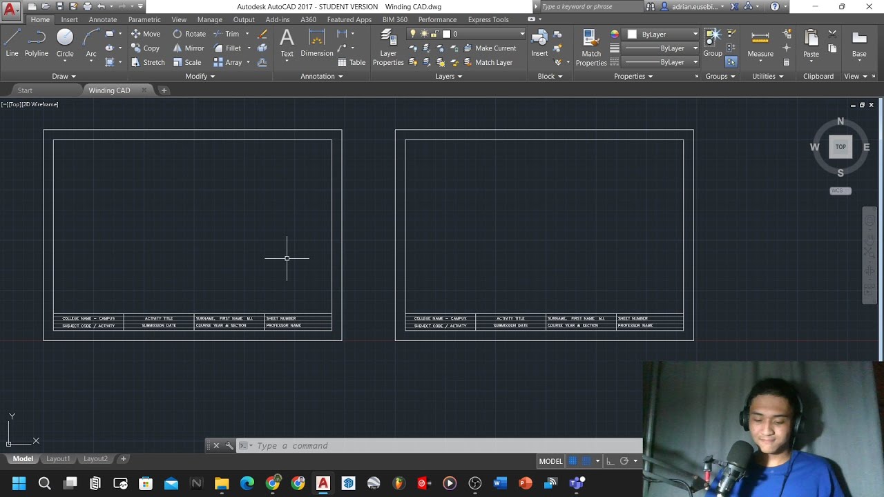 AutoCAD Activity - Title Block [1 of 6]