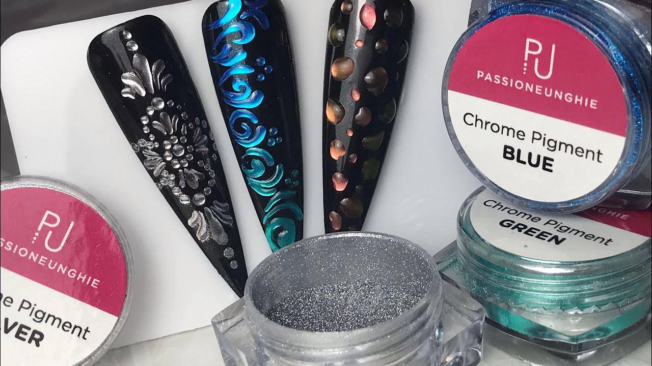 Nail Art con PIGMENTI CHROME di Passione Unghie 💅🏻
