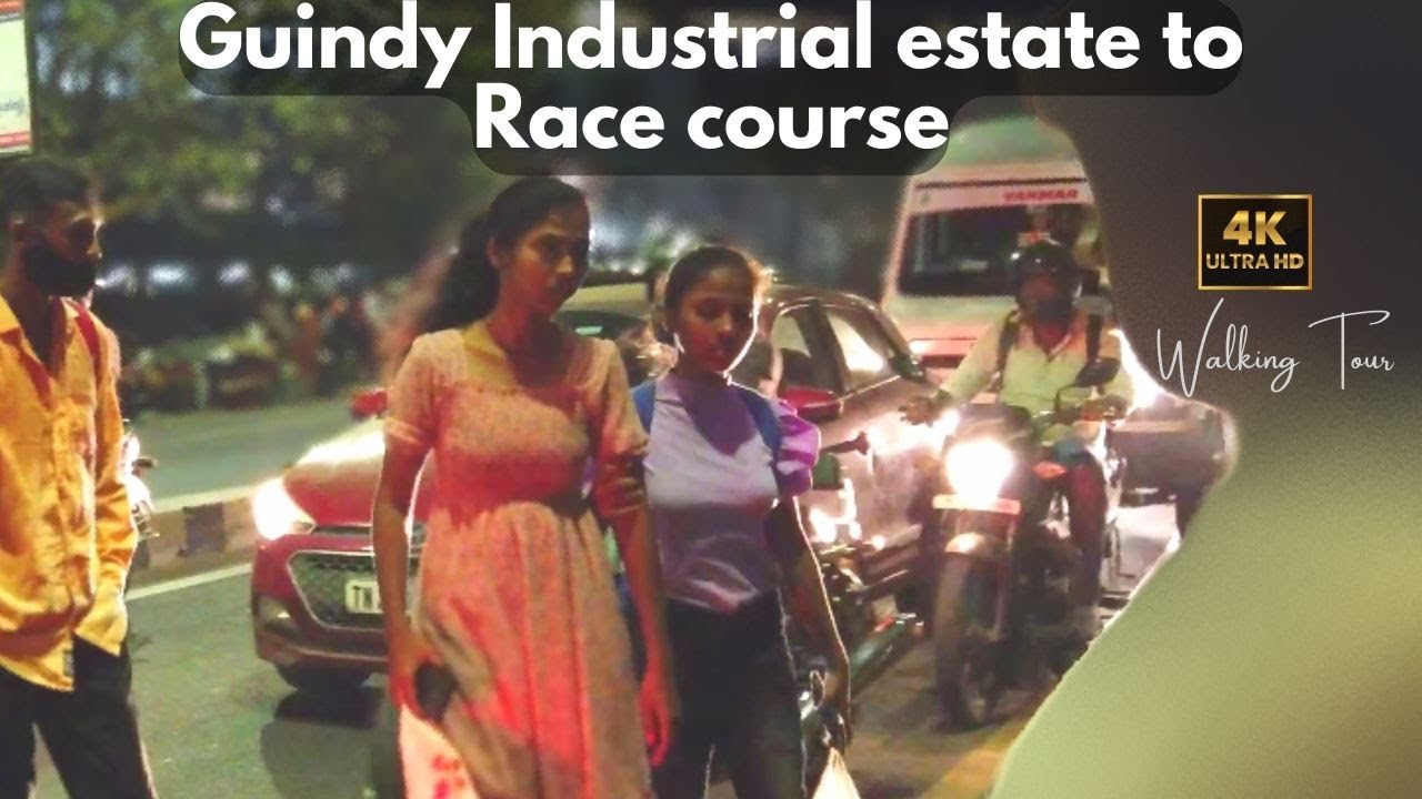 Guindy Industrial estate to Race course | 4K Walking Tour