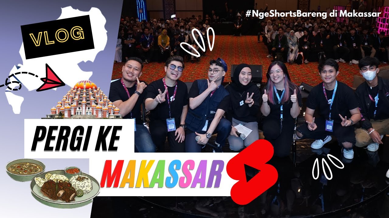VLOG: PERTAMA KALI PERGI KE MAKASSAR! KETEMU BANYAK TEMEN2 KREATOR?!🤩✨