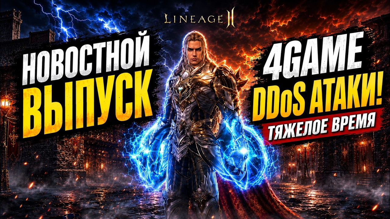 Lineage 2 - Обновление THRONE, DDoS Атаки, Тяжелые Времена? Ответ 4Game на Ситуацию!