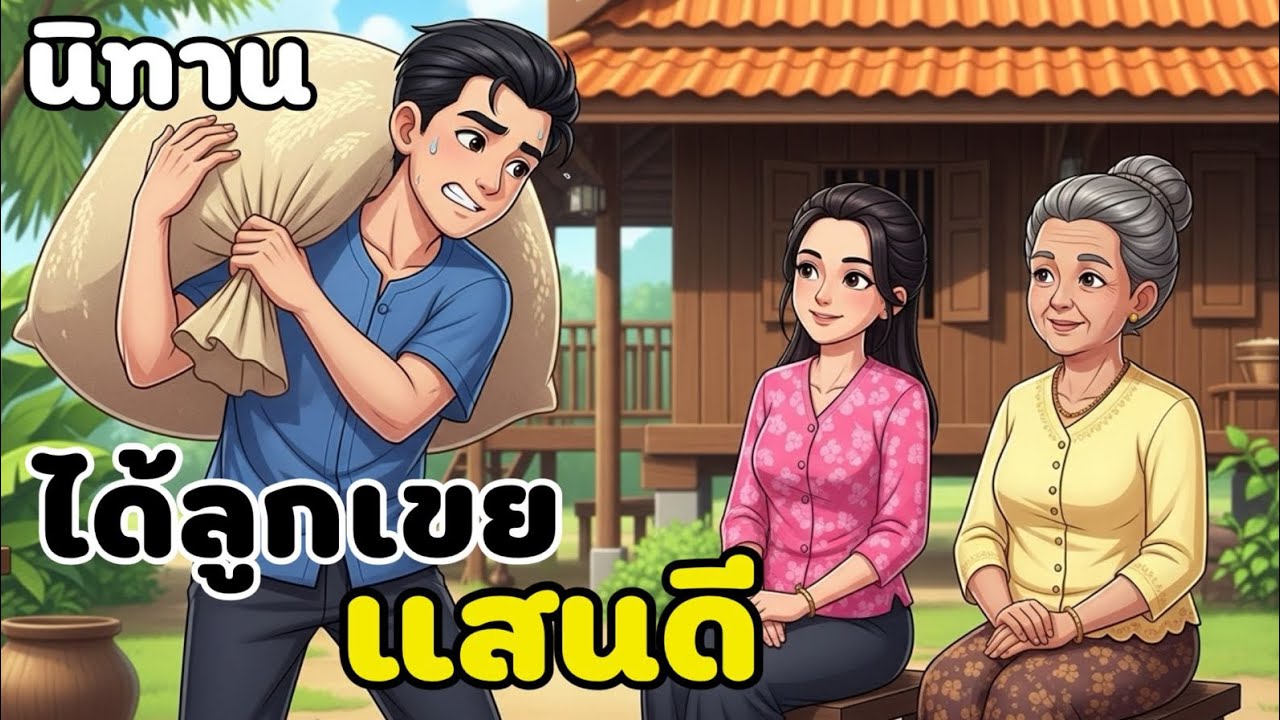 นิทาน 🌟 ได้ลูกเขยแสนดี 🌟 #นิทาน #นิทานพื้นบ้าน #นิทานก่อนนอน #นิทานสั้น #นิทานสอนใจ 