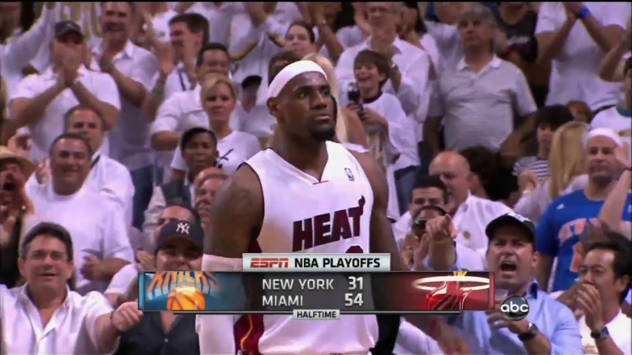 (2012 NBA Playoffs) LeBron James Full Highlights vs. New York Knicks - 32 Pts (Game 1)