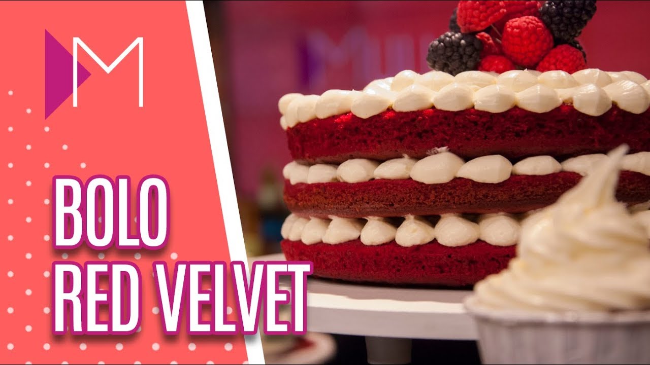 Bolo Red Velvet - Mulheres (20/08/18)