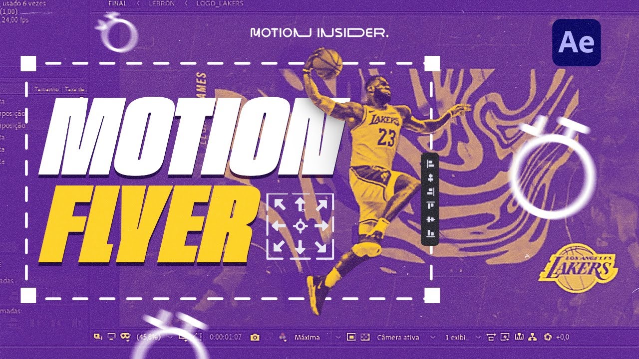 FLYER ANIMADO LEBRON JAMES | TUTORIAL AFTER EFFECTS