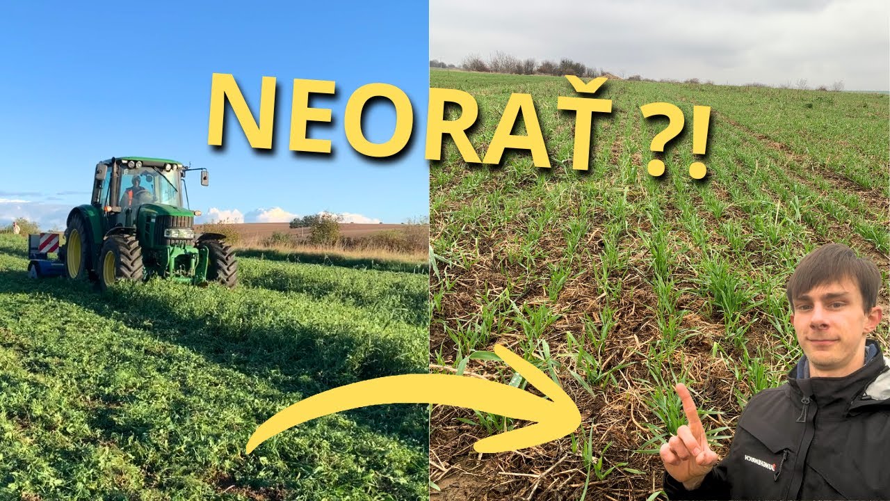 Prečo NEORAŤ? Mladý farmár skúša NO-TILL