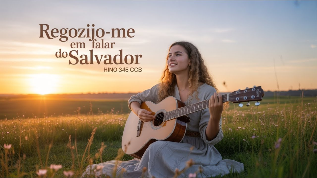 REGOZIJO-ME EM FALAR DO SALVADOR | HINO 345 CCB | SERTANEJO