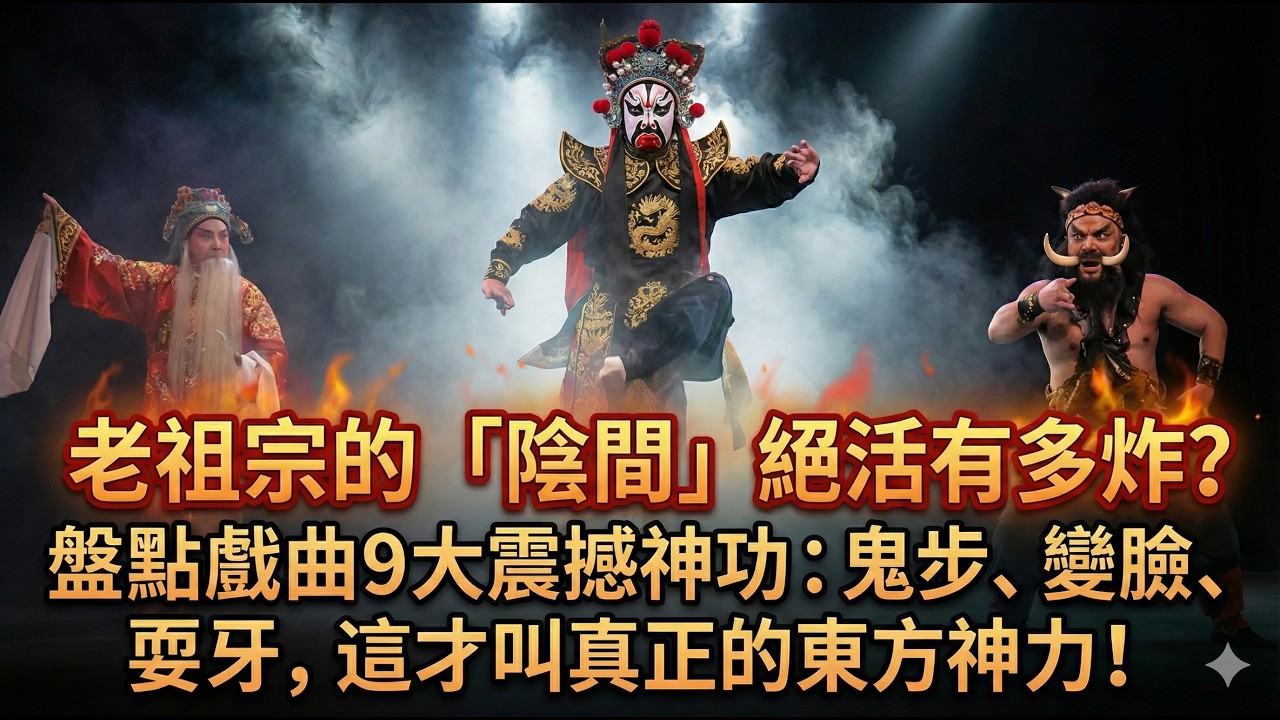 這不比5G特效香？揭秘中國戲曲9大絕活，消失的「紙片人」與「鬼步」驚呆外國網友！【國粹震撼】 #戲曲 #國粹 #震撼 #傳統文化 #奇人異事