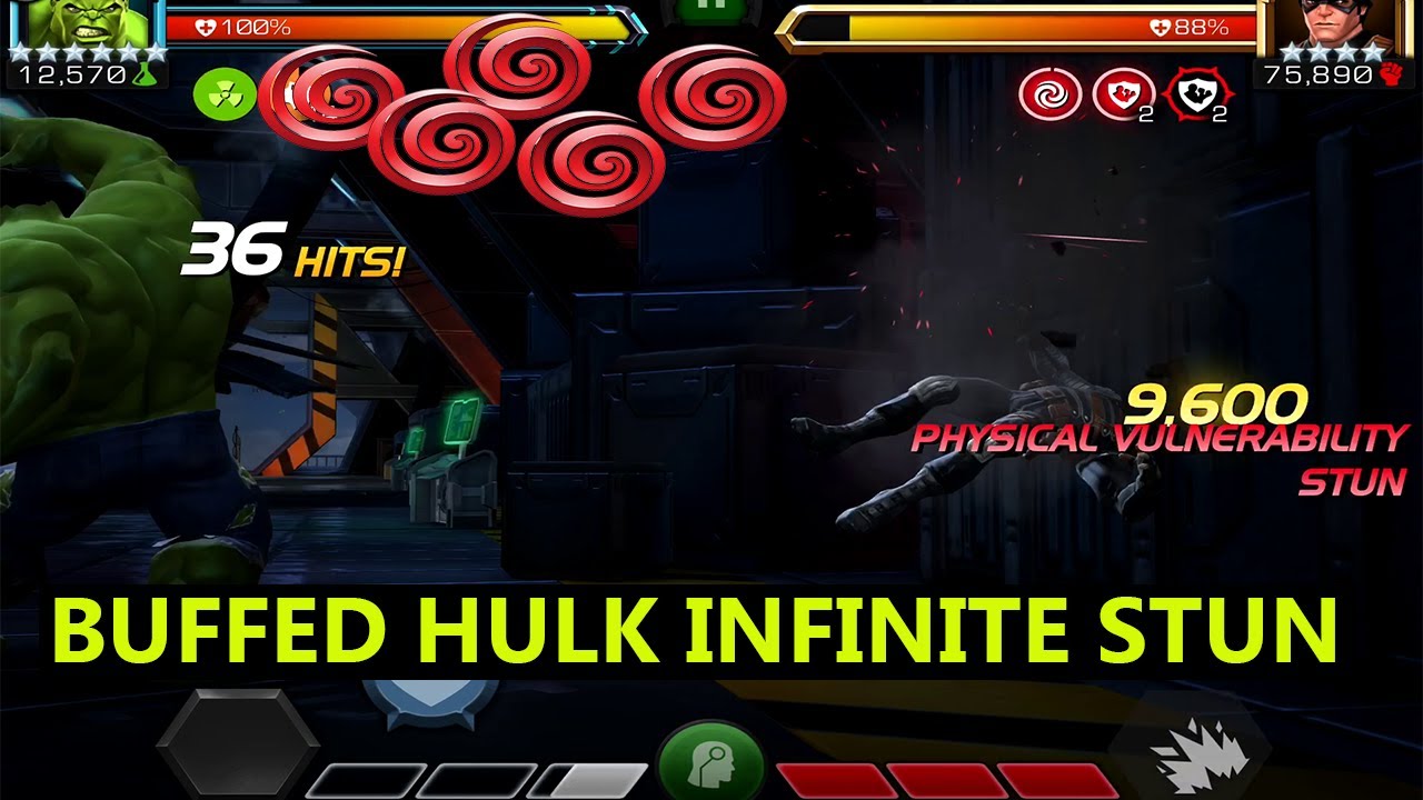 NEW BUFF HULK INFINITE STUN POSSIBLE ? mcoc