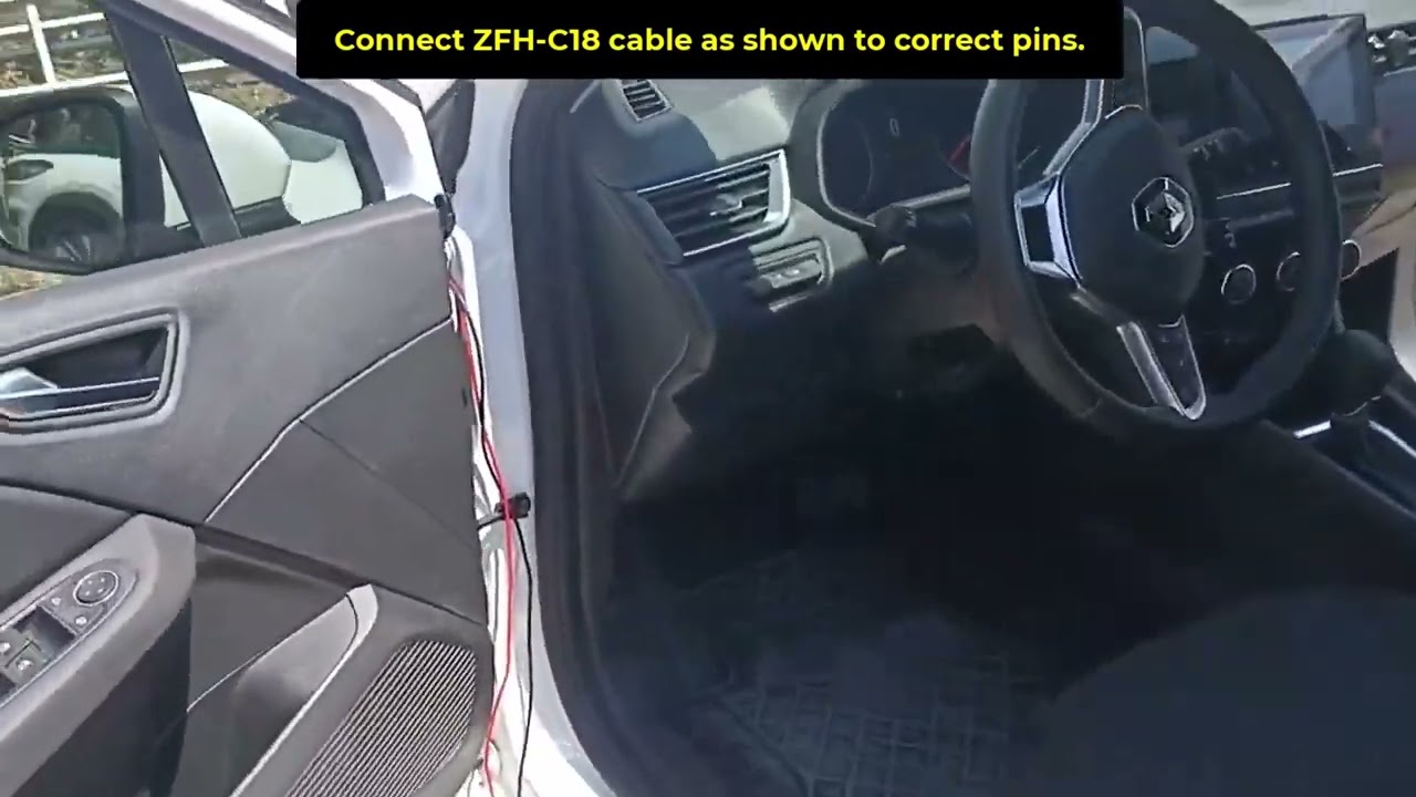 Zed-FULL plus - Programmazione chiave radiocomando su RENAULT CLIO 5 con cavo ZFH-C18.