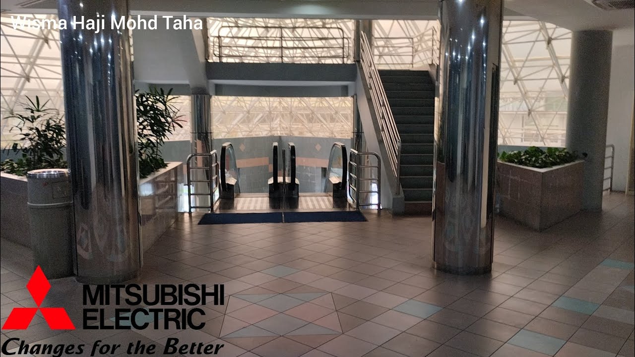 All Mitsubishi (horrible replace by generic) elevator and escalator at Wisma Haji Mohd Taha