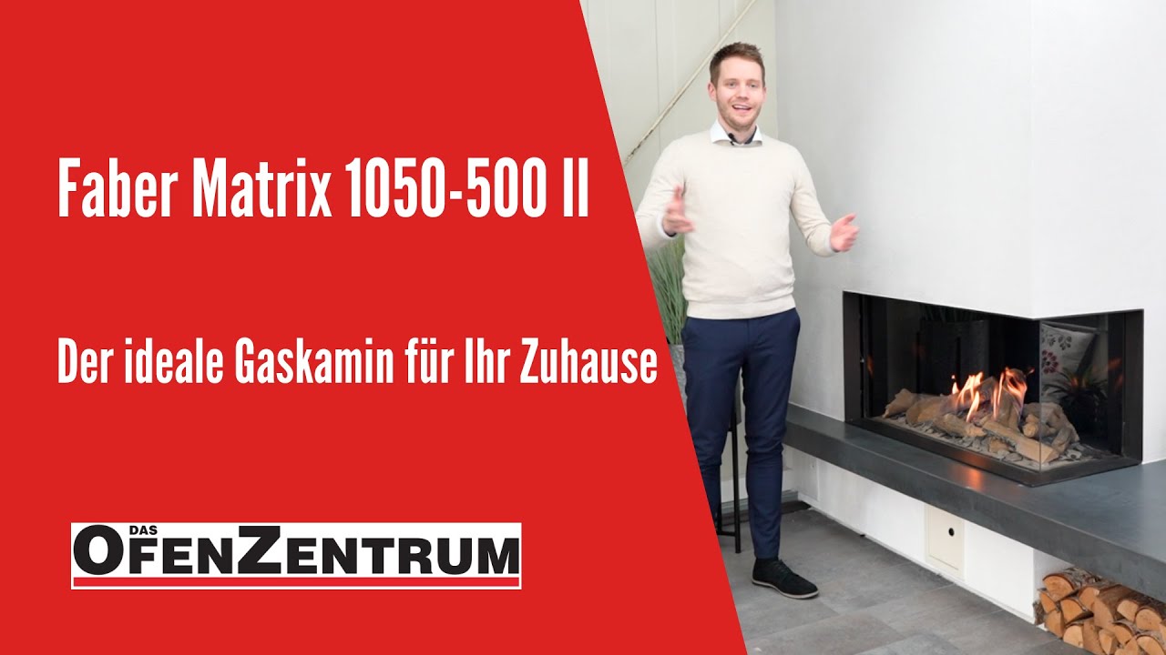 Der Faber Matrix 1050-500 II - der ideale Gaskamin f&uuml;r Ihr Zuhause - DAS OFENZENTRUM