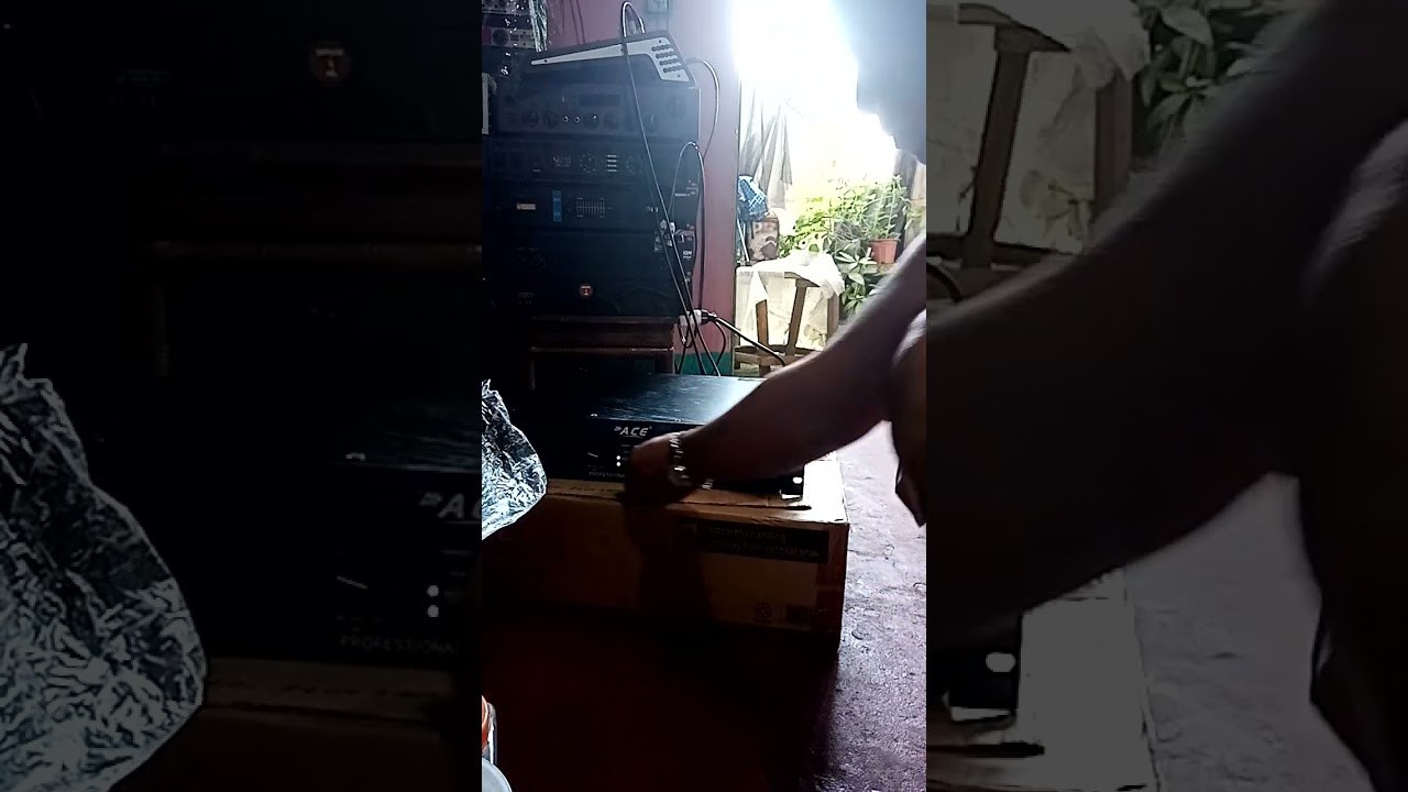 Ace CA5 power Amplifier Sound test muna bago deliver to Bacolod City 😊👍👍
