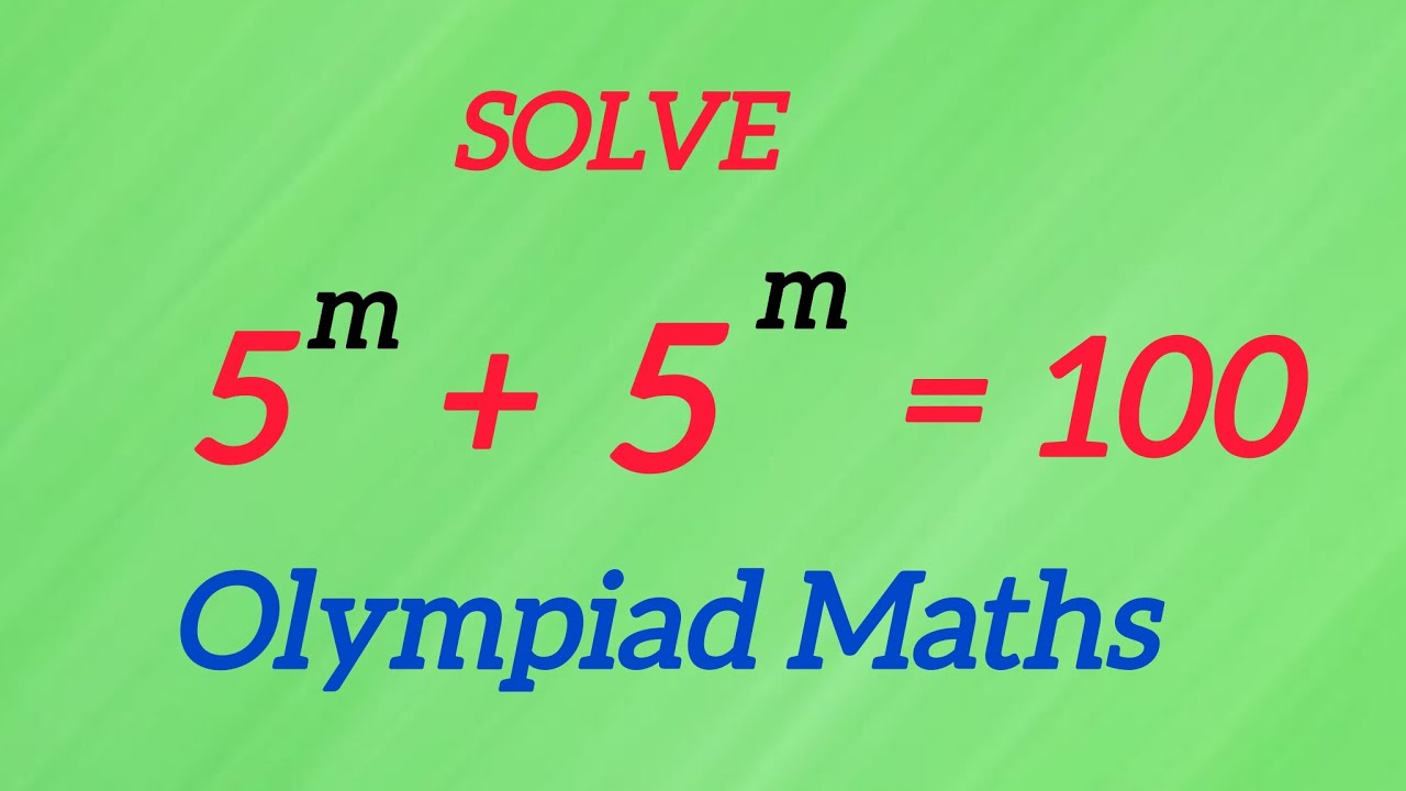 Exponential Logarithmic Problem Solution 