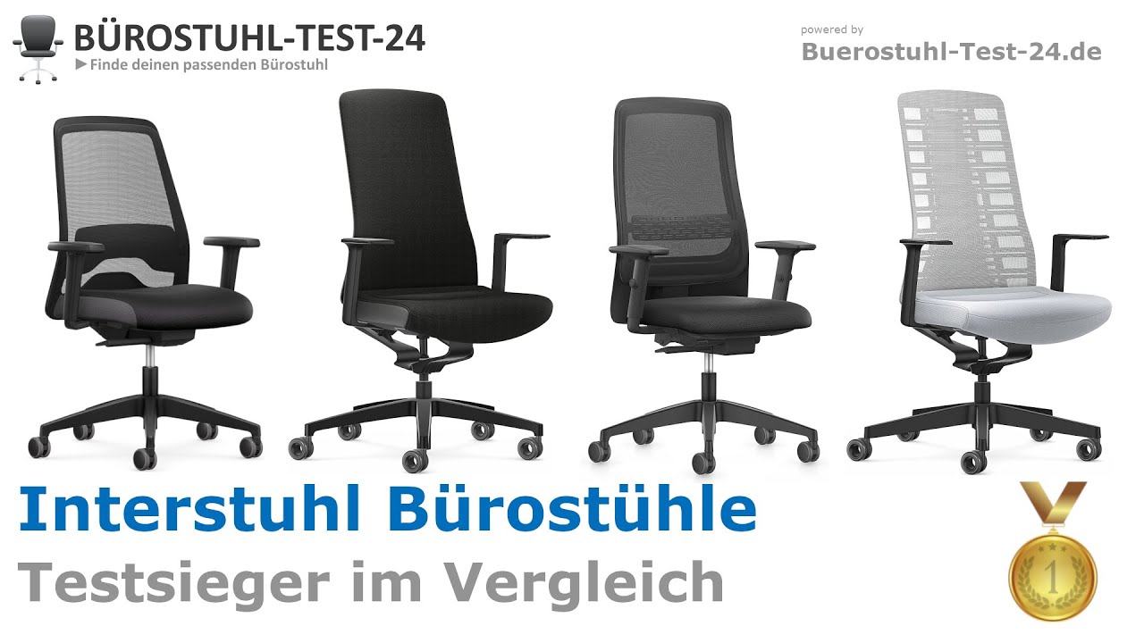 INTERSTUHL Bürostühle Test Vergleich (TOP 5) 🥇 Testsieger im Vergleich (ergonomisch & gut)