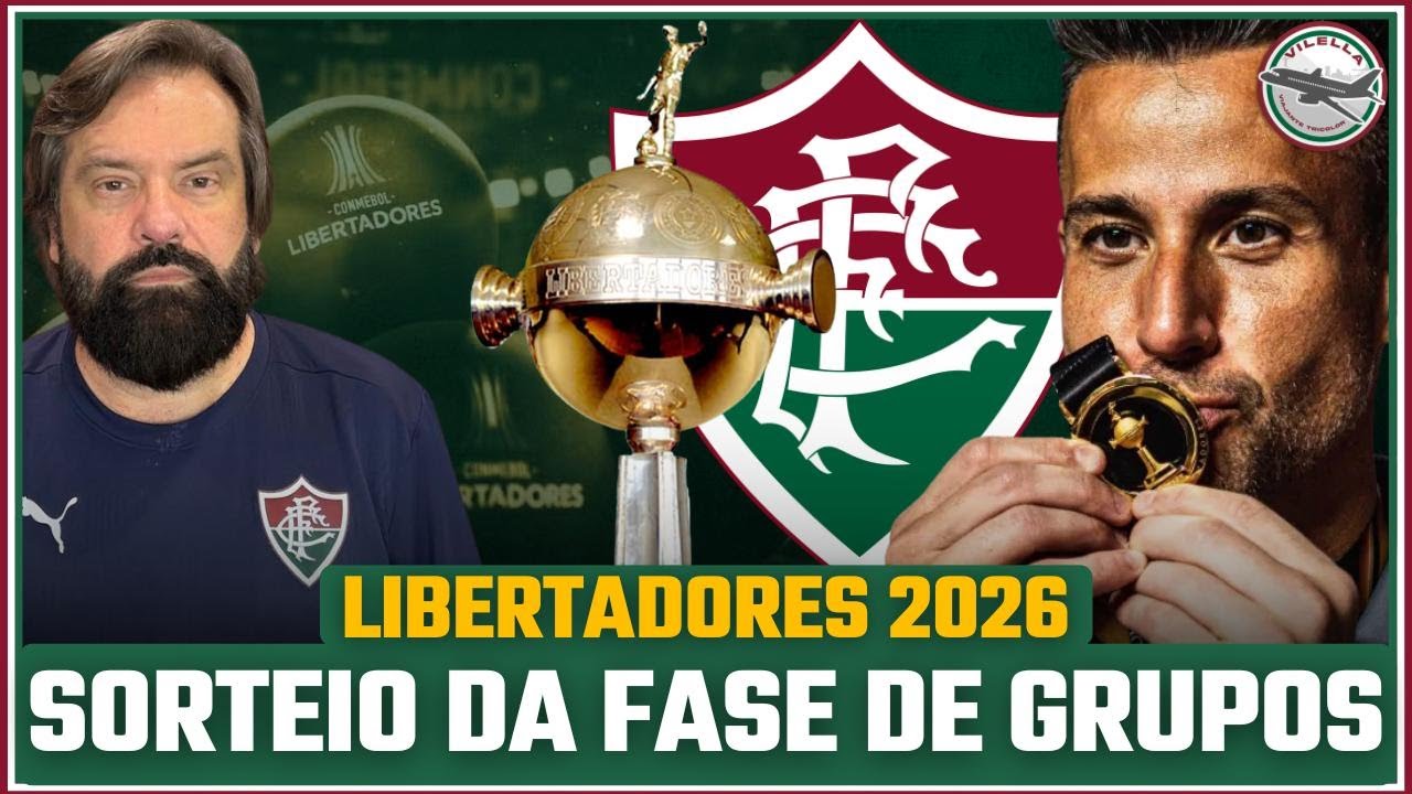 SORTEIO DA LIBERTADORES COM VILELLA