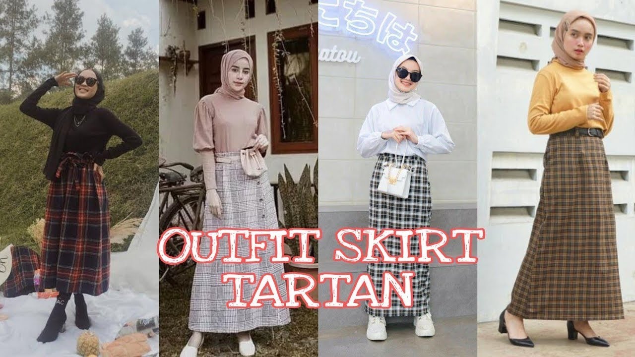INSPIRASI OOTD ROK TARTAN KEKINIAN | Shopee Link