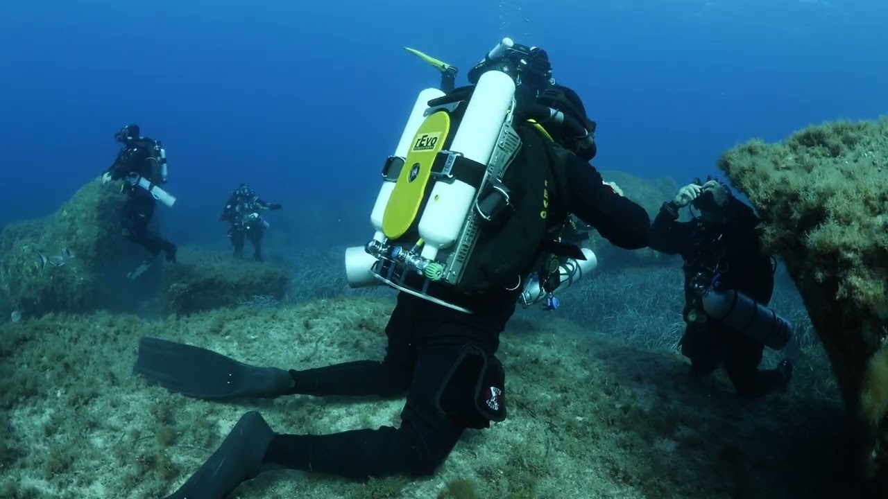 Revo rebreather course in Sardinia