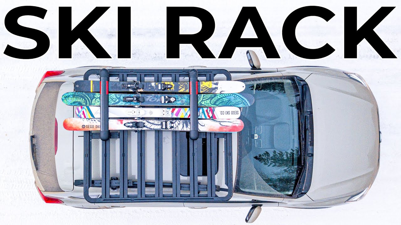 Крепления для лыж Crosstrek - Yakima FatCat 4 EVO на платформе Yakima LockNLoad
