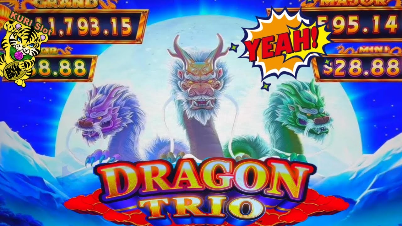 ★LUCK HAS ARRIVED !! FIRST ATTEMPT LUCK !★DRAGON TRIO Slot (Light & Wonder) ☆$130 Free Play☆栗スロ