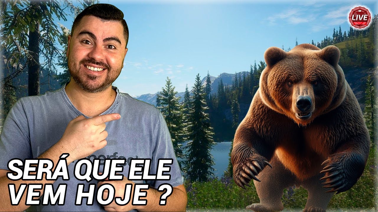 🛑EM LIVE🛑 Achando Novas Zonas de Bebida de Urso Negro, com a nova Arzina .300!