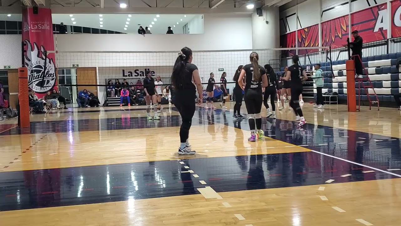 Aguilas estado vs seleccion cdmx juvenil.liga elite lasalle mexico.1er set